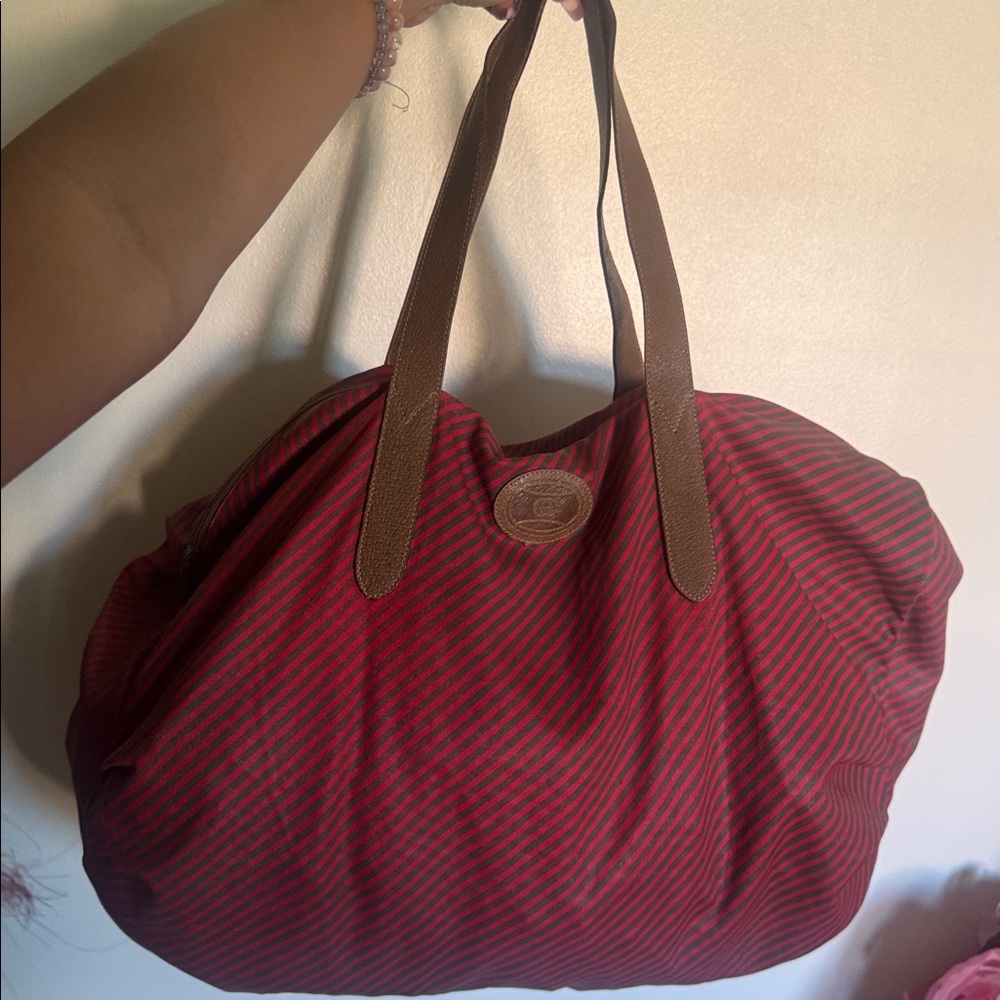 VINTAGE Gucci Travel Tote w/ Pouch